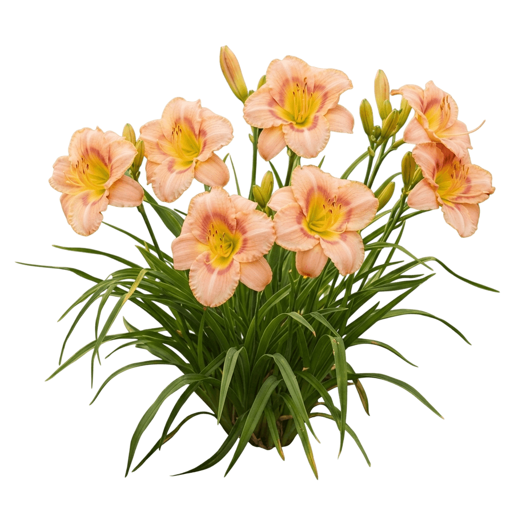 Peach Blast Daylily (Hemerocallis Var. Hybrid 'Peach Blast') - Perennials