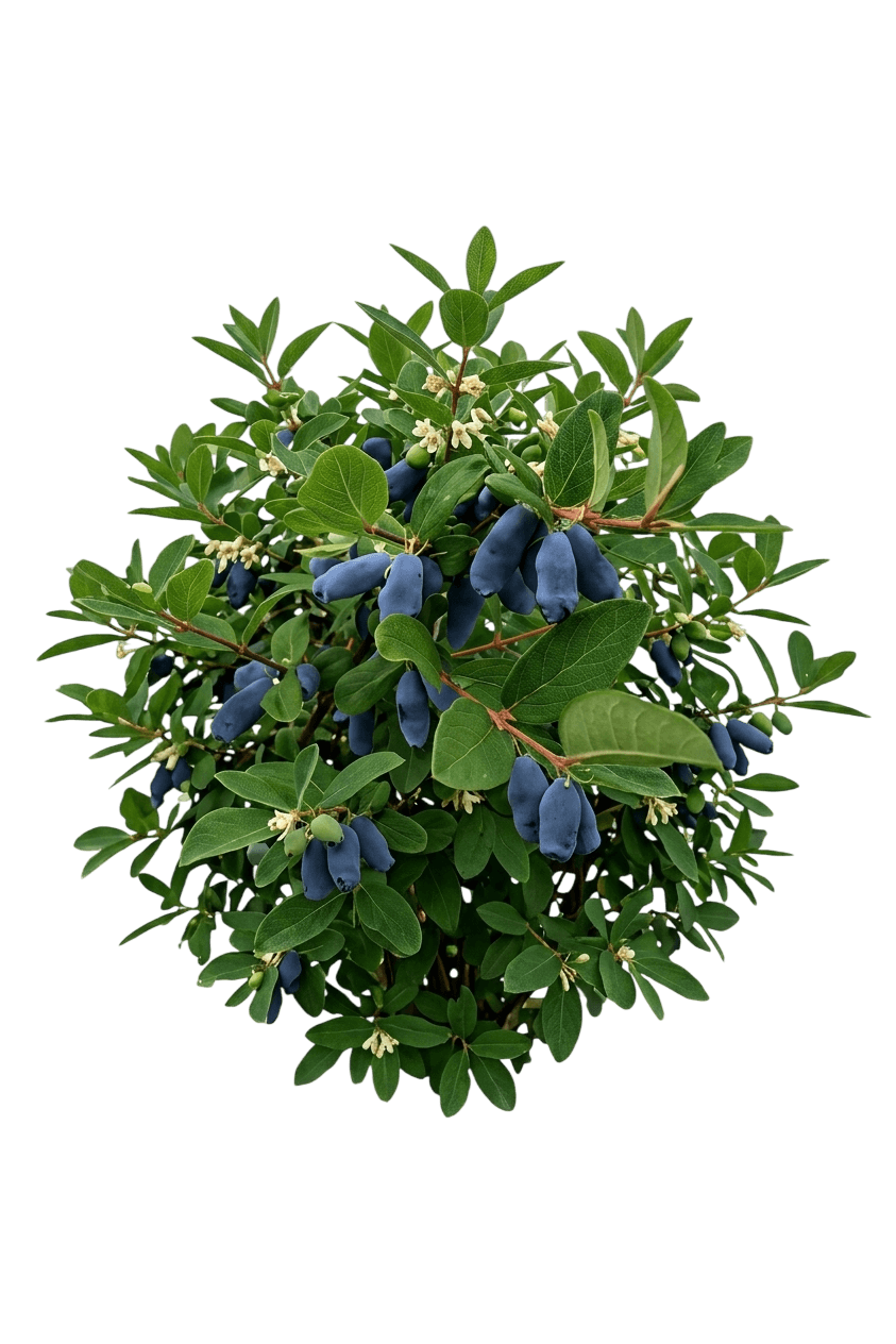 Berry Blue™ Honeyberry (Lonicera Caerulea Var. Edulis 'Berry Blue') - Ground Layers