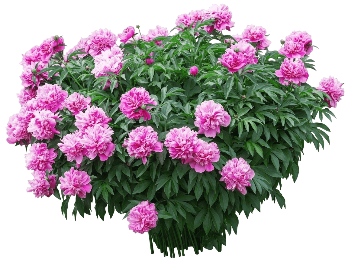 Pink Double Dandy Intersectional Peony (Paeonia 'Pink Double Dandy') - Perennials
