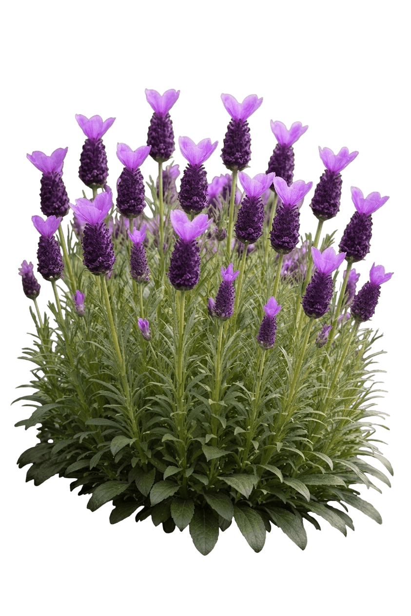 Javelin Forte Deep Purple Spanish Lavender (Lavandula Stoechas 'Labz0004') - Perennials