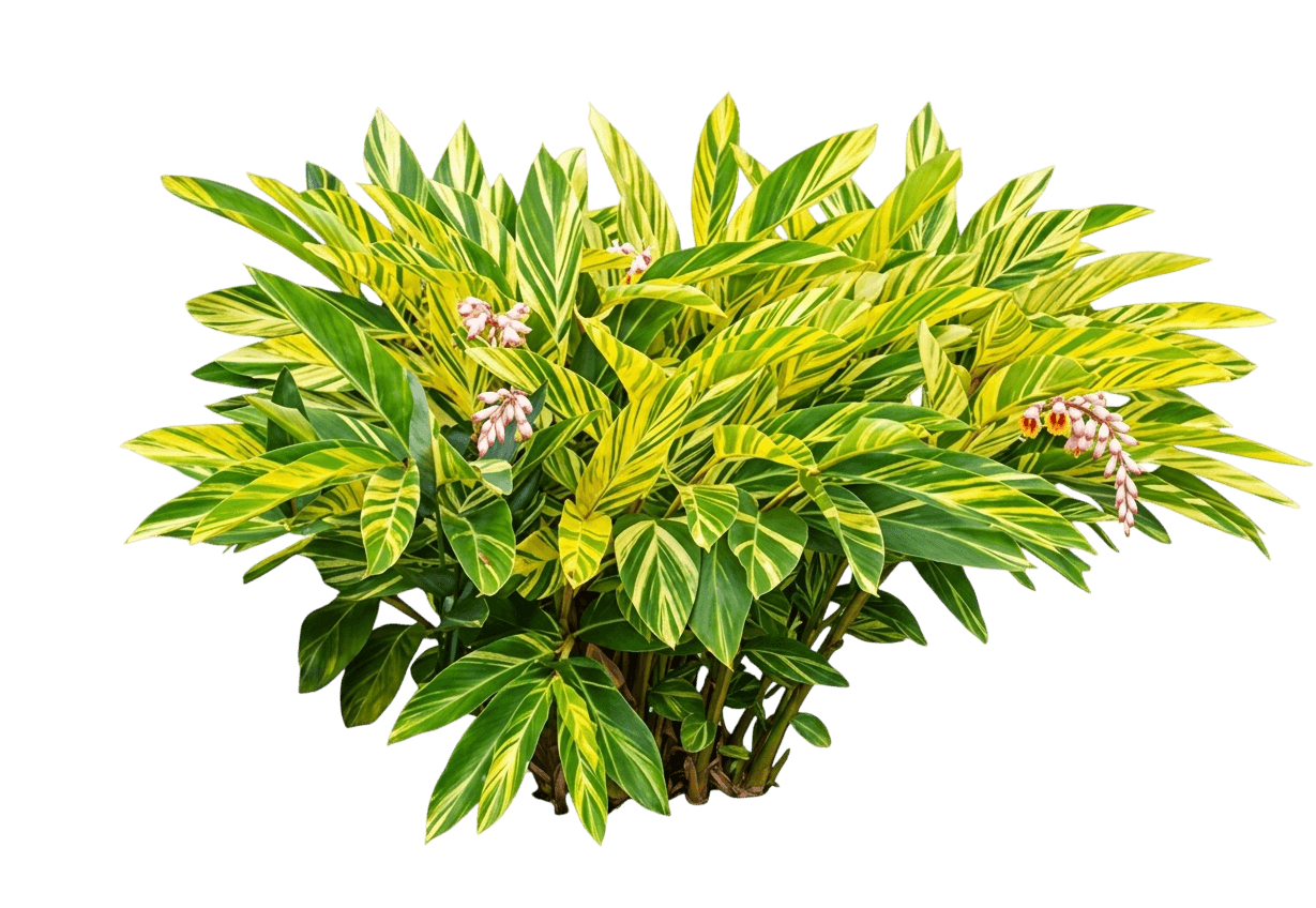 Shell Ginger (Alpinia Zerumbet Variegata 'Shell Ginger') - Ground Layers