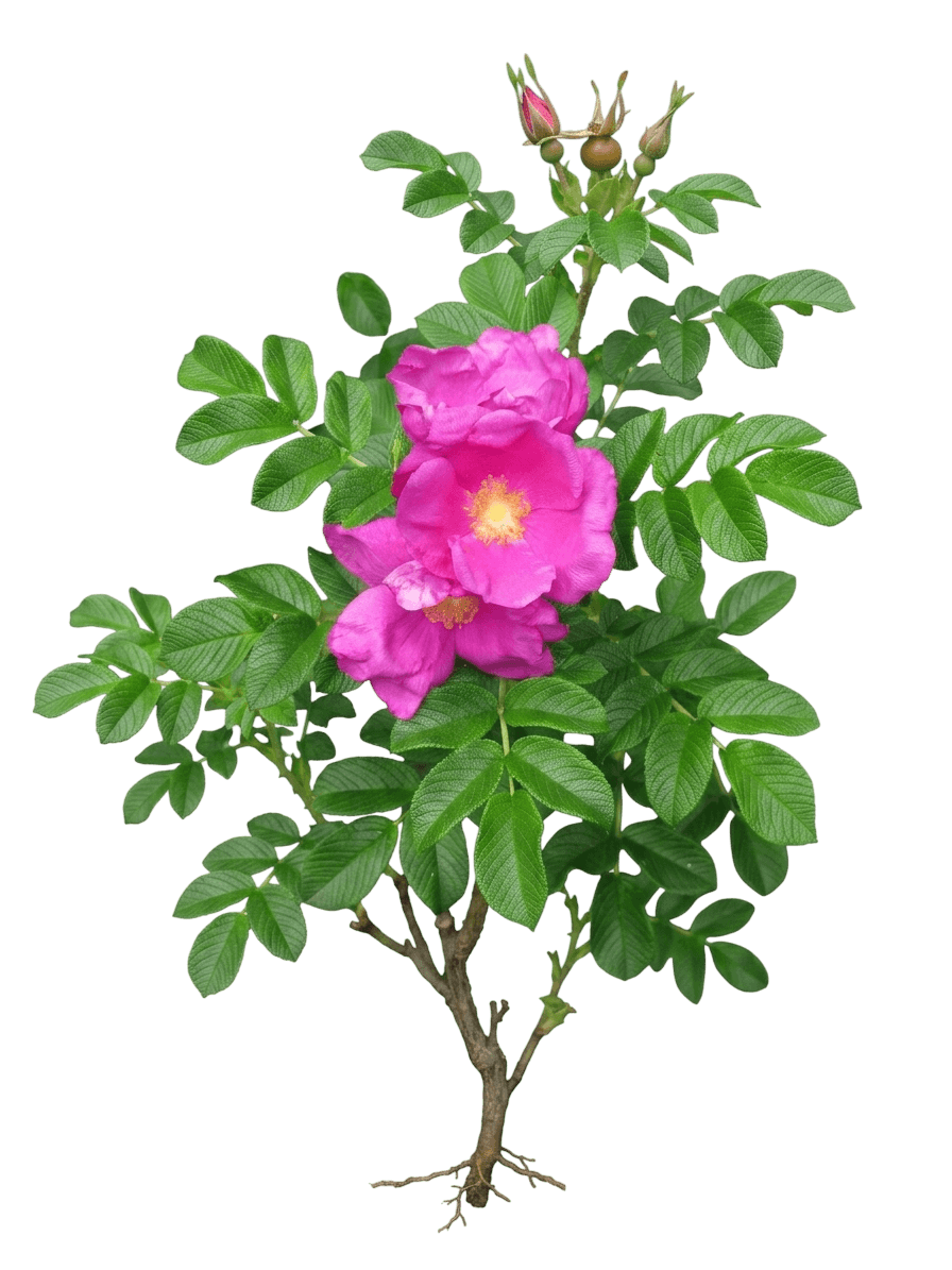 Miss All-American Beauty Hybrid Tea Rose (Rosa 'Miss All-American Beauty') - Ground Layers