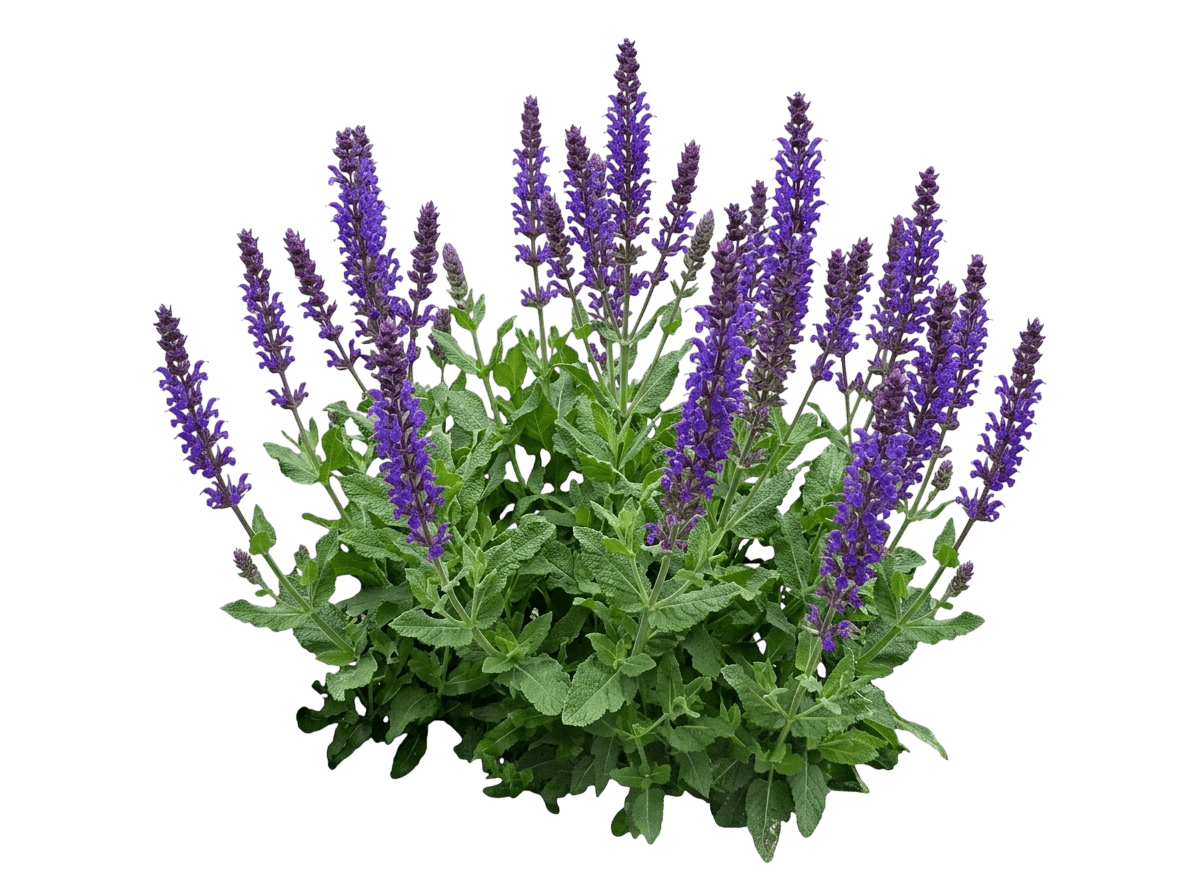 Bumbleberry Garden Sage (Salvia Nemorosa 'Bumbleberry') - Perennials