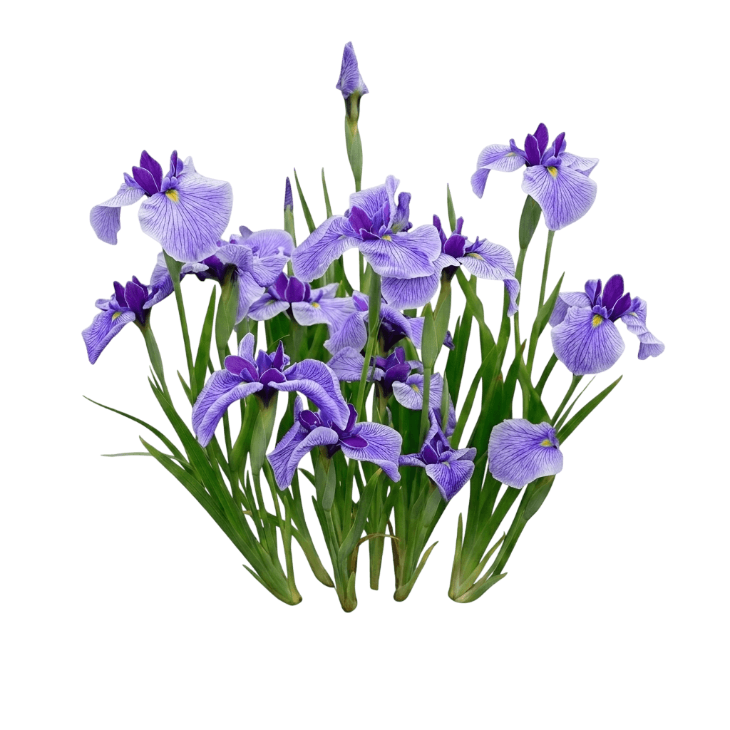 Butterflies In Flight Japanese Iris (Iris Ensata 'Butterflies In Flight') - Perennials