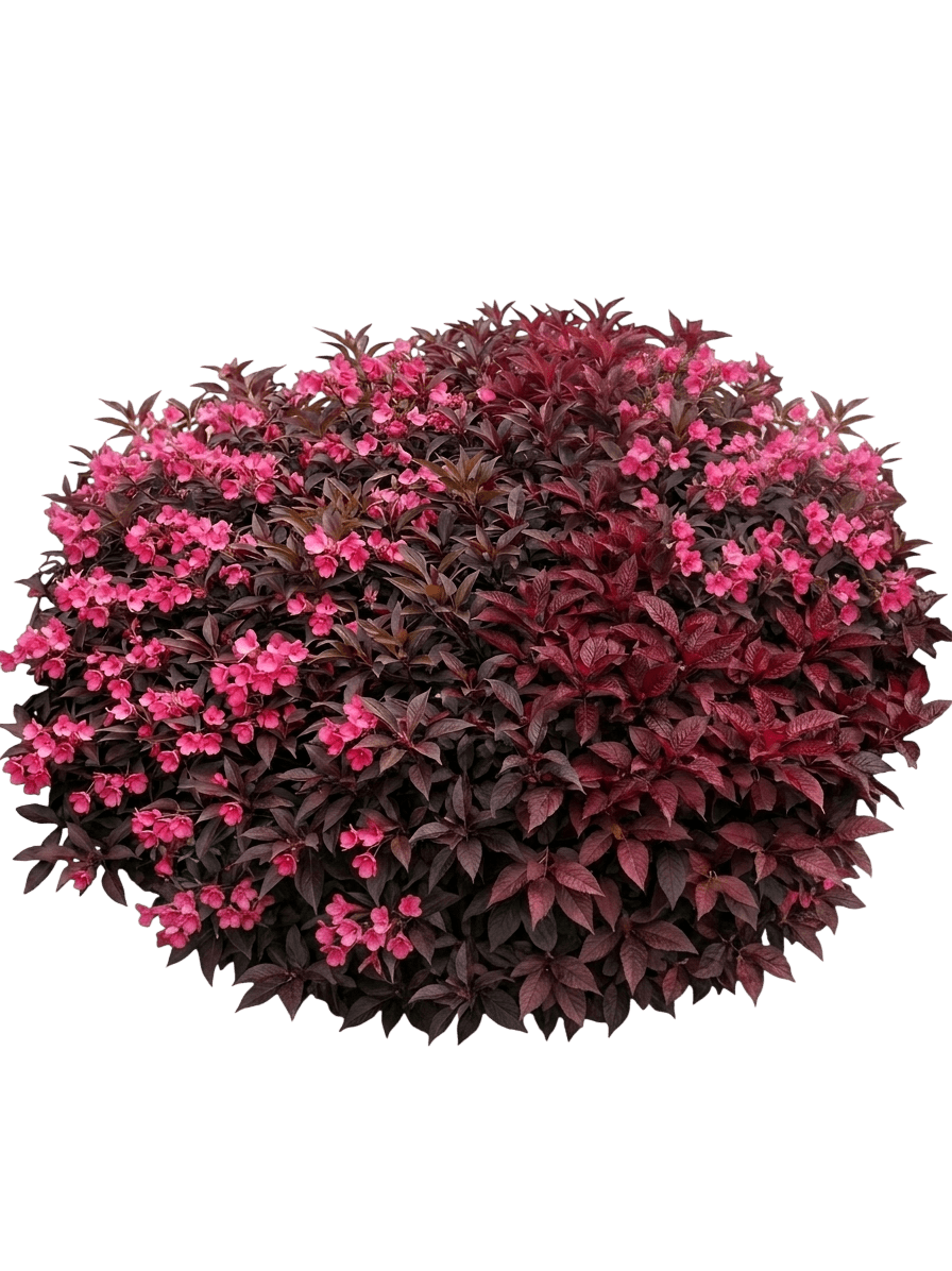 Sonic Bloom Wine Weigela (Weigela Florida 'Smnwfg') - Ground Layers