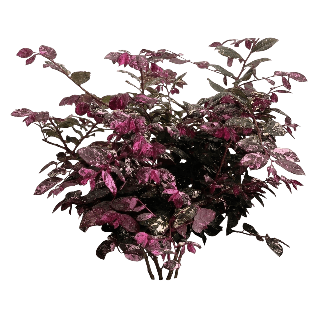 jazz hands variegated loropetalum (Loropetalum Chinense Pp#27 'Irodori') - Shrubs