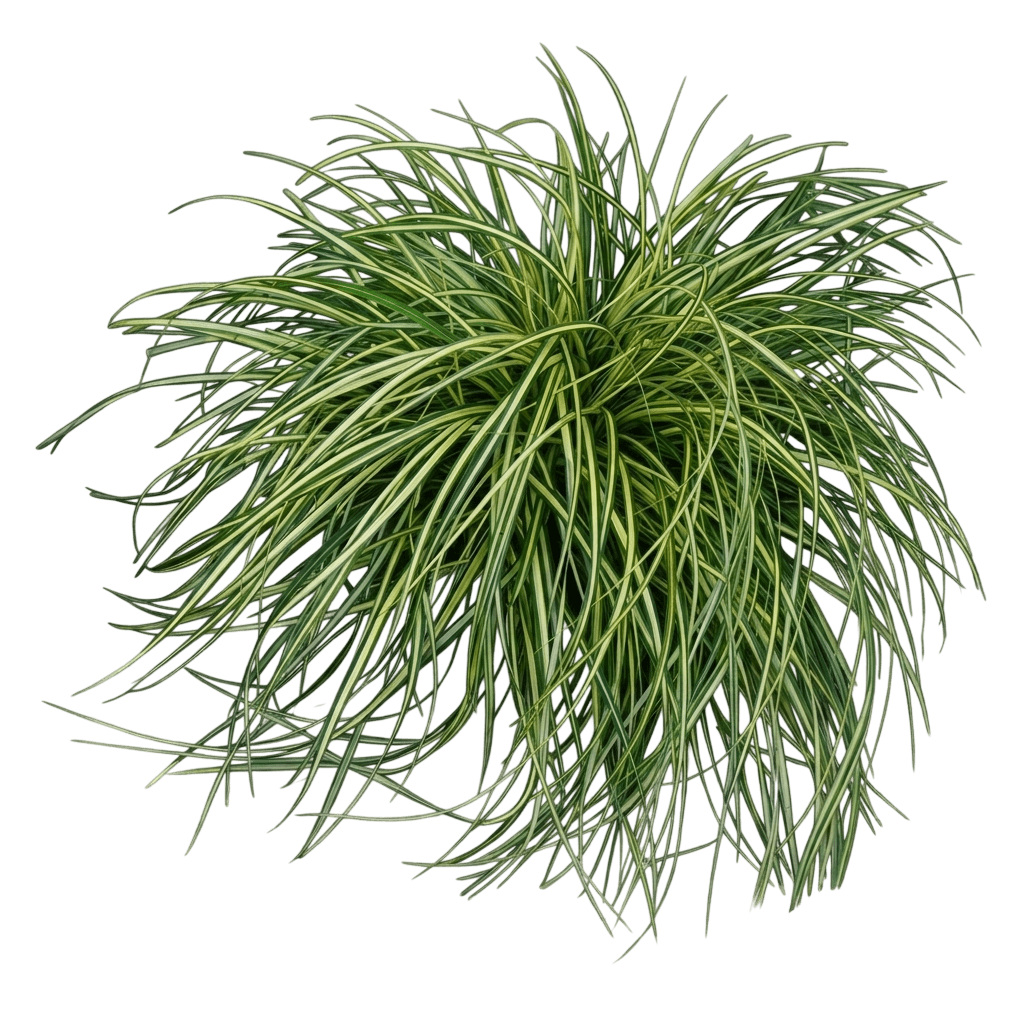 Evergold Sedge Grass (Carex Hachioensis Var. Hachioensis 'Evergold') - Grasses