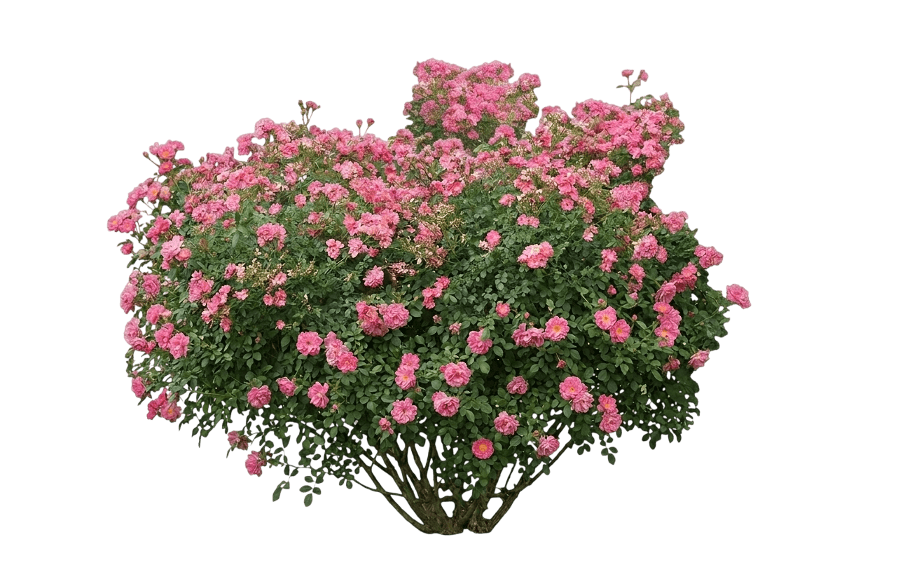 Oso Easy® Double Pink Shrub Rose (Rosa X Var. X 'Meiriftday') - Shrubs