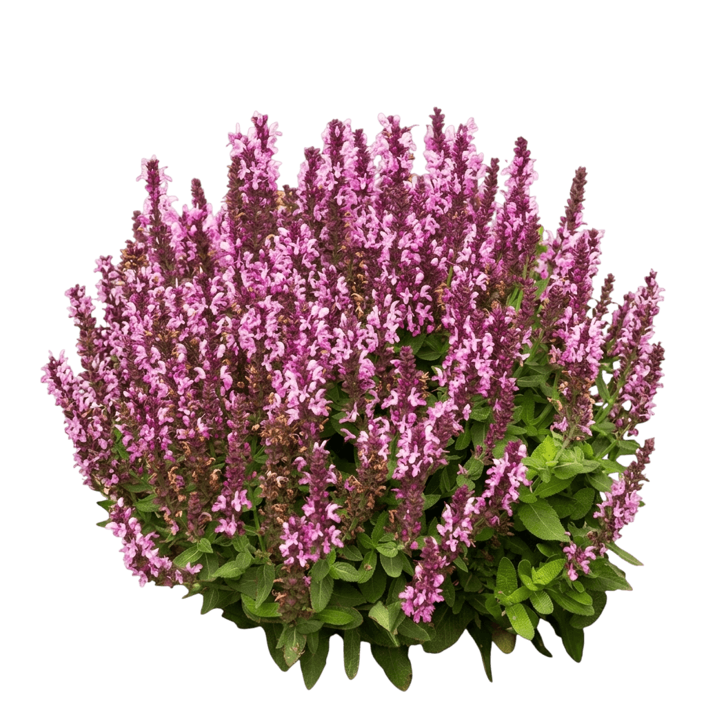 Meadow Sage, Sensation Rose (Salvia Nemorosa Pp 18230 'Sensation Rose') - Perennials