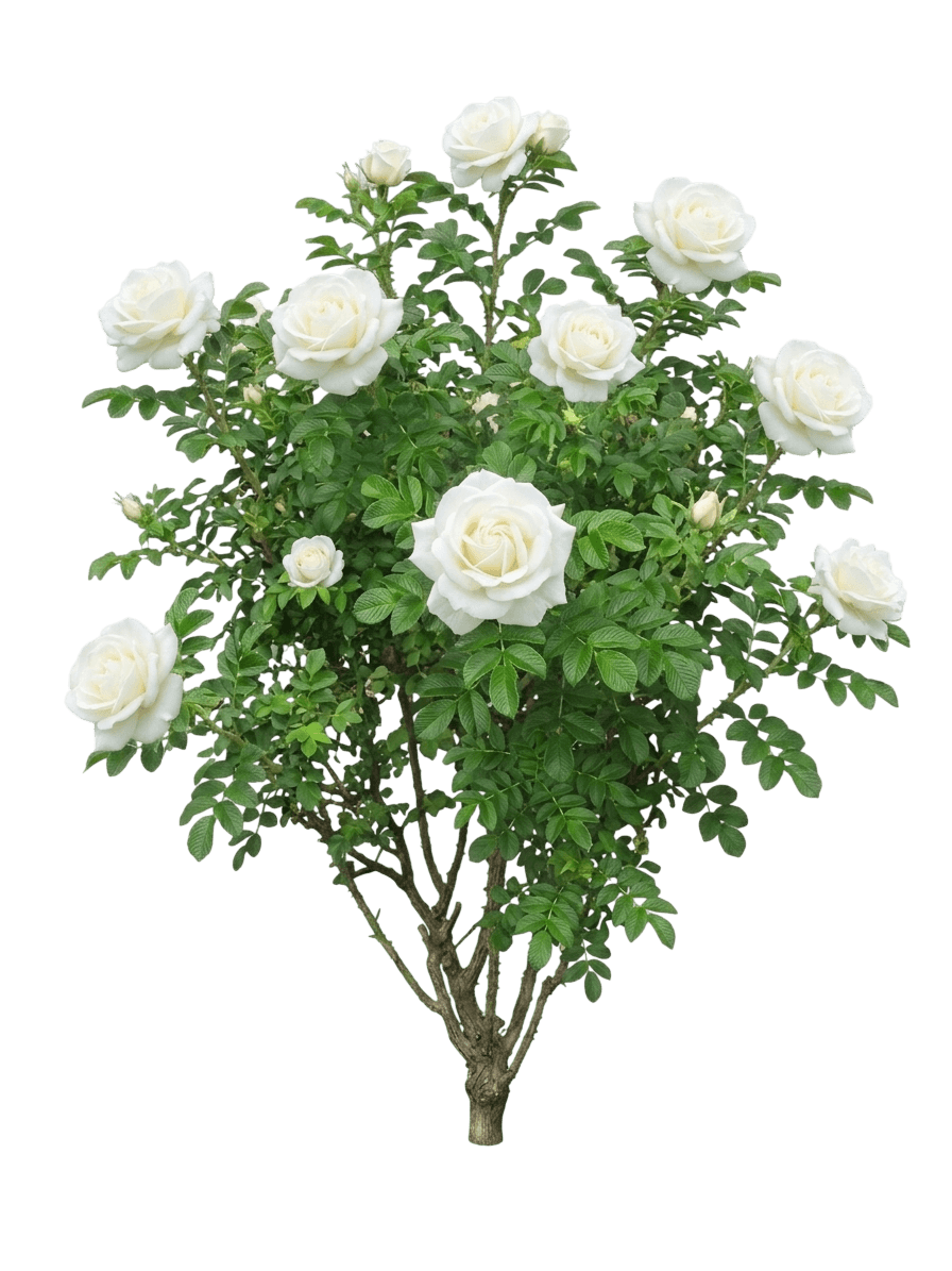 Pope John Paul Ii Hybrid Tea Rose (Rosa 'Jacsegra') - Ground Layers