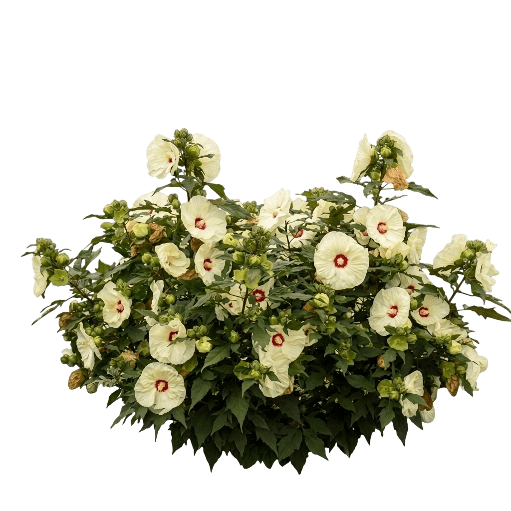 Summerific® French Vanilla Rose of Sharon (Hibiscus X Pp33,181 Var. X 'Vanilla Rose') - Perennials