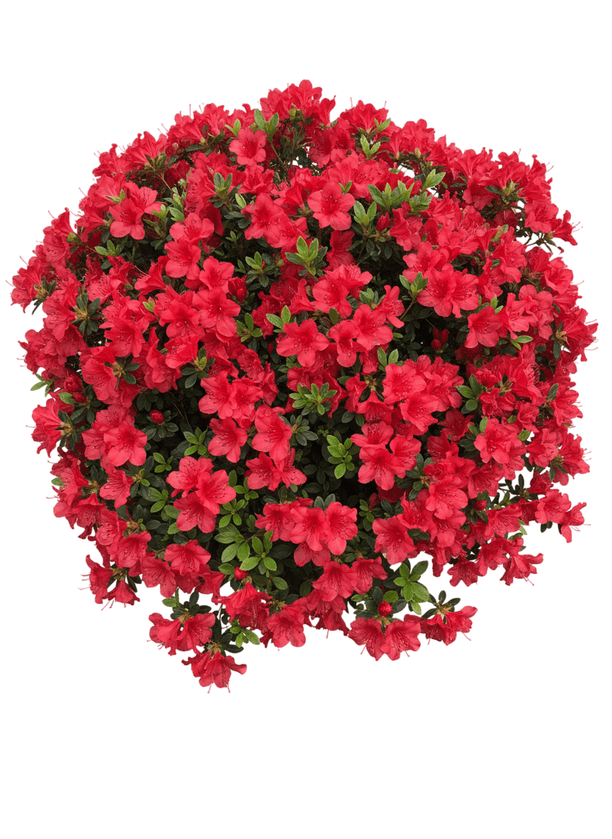 Encore Autumn Fire Azalea (Rhododendron Hybrid ‘Roblez’ Pp28279) - Ground Layers