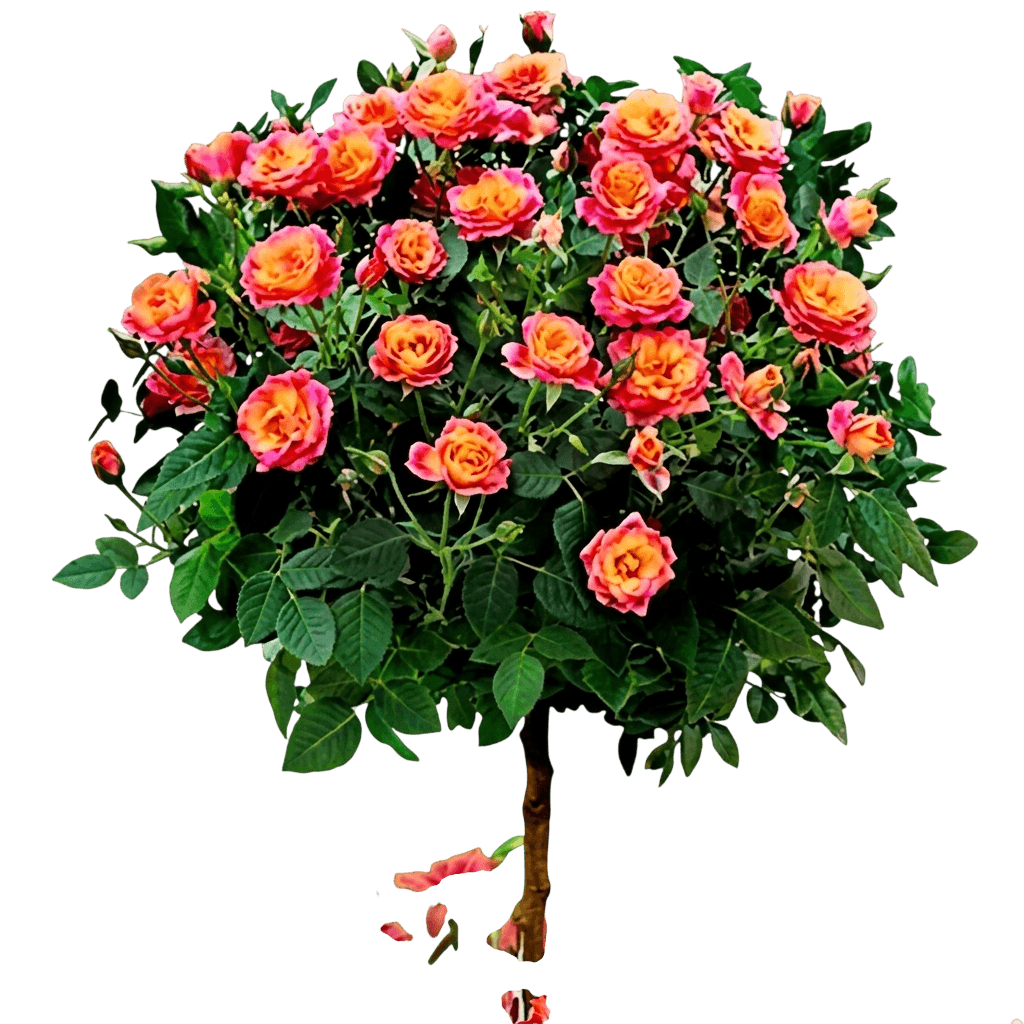 Rainbow Sunblaze® Tree Rose (Rosa Rainbow Sunblaze 'Meigenpi') - Flowering Trees
