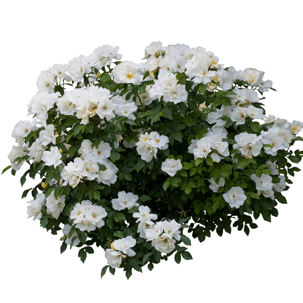 Knock Out Rose (Rosa White Knock Out®) - Ground Layers