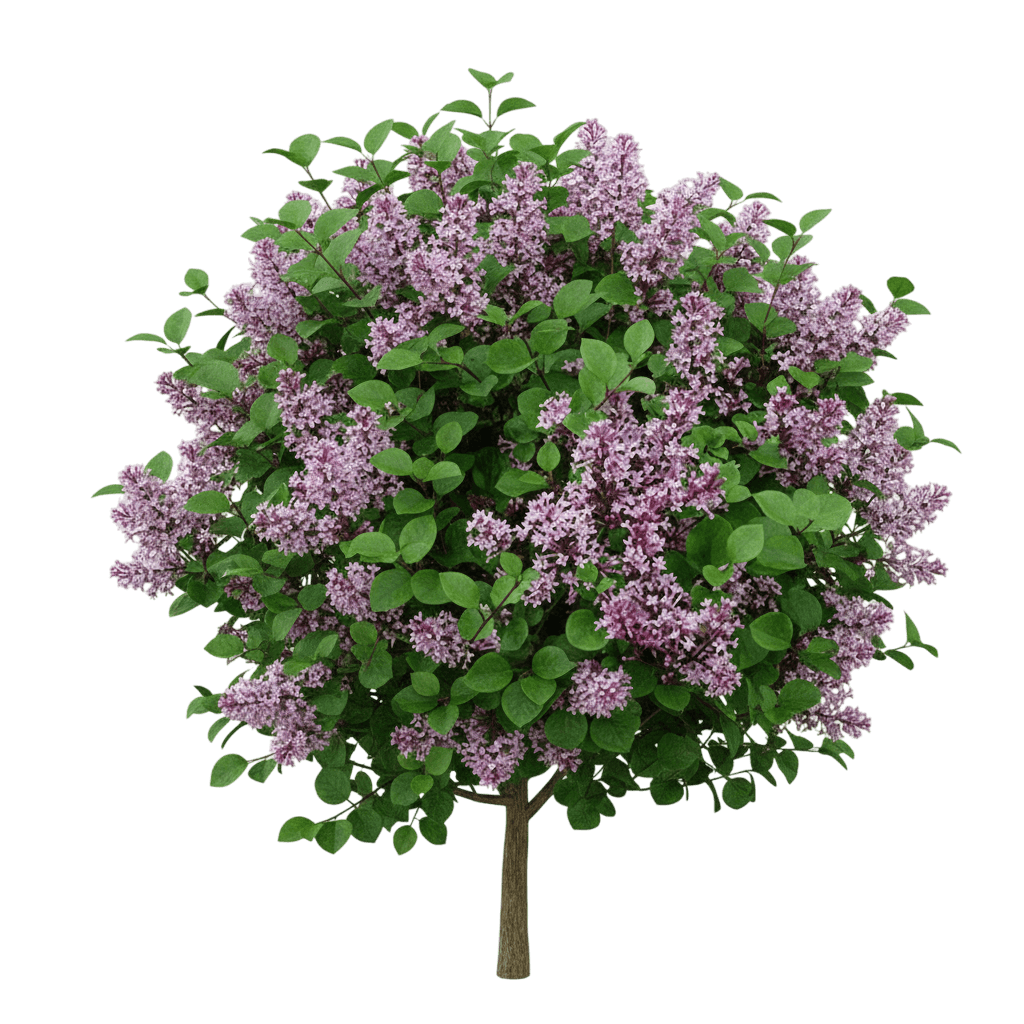 Dwarf Korean Lilac Standard (Syringa Meyeri Palibiana Or Syringa Meyeri 'Palibin') - Flowering Trees