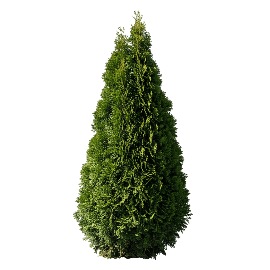 Emerald Green Arborvitae (Thuja Occidentalis Emerald Green 'Smaragd') - Ground Layers