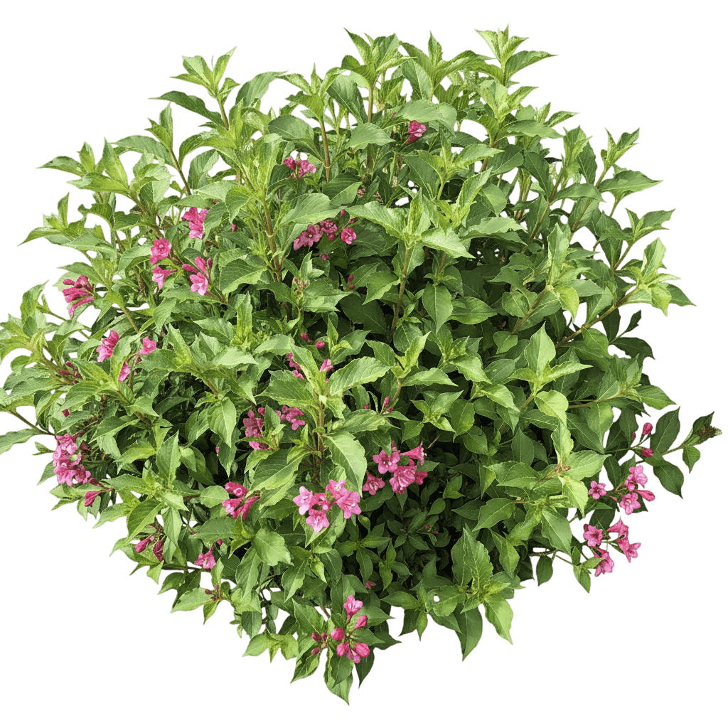 Snippet® Dark Pink Weigela (Weigela Florida Snippet Dark Pink 'Vukozlyra') - Ground Layers