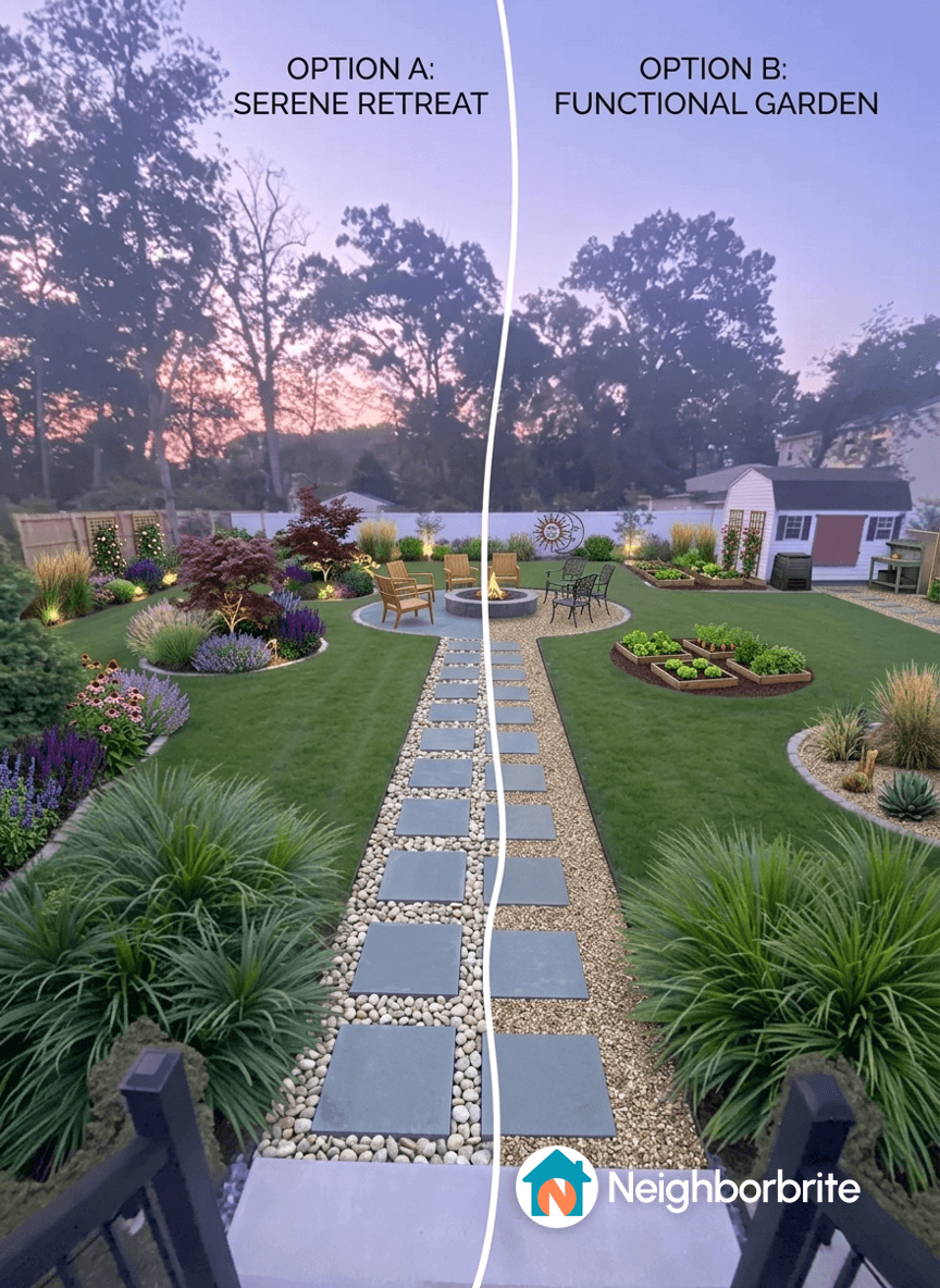 Shared landscape design idea 1