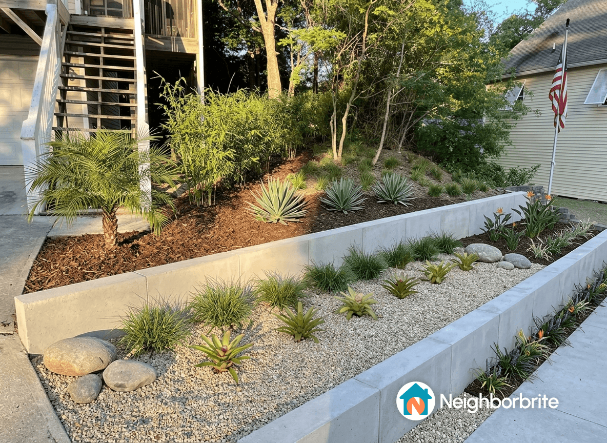 Shared landscape design idea 1