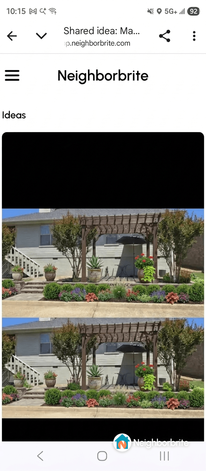 Shared landscape design idea 1