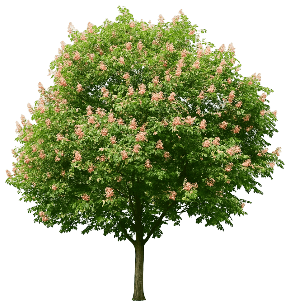 Horse Chestnut 'Fort Mcnair' (Aesculus X Carnea 'Fort Mcnair') - Flowering Trees