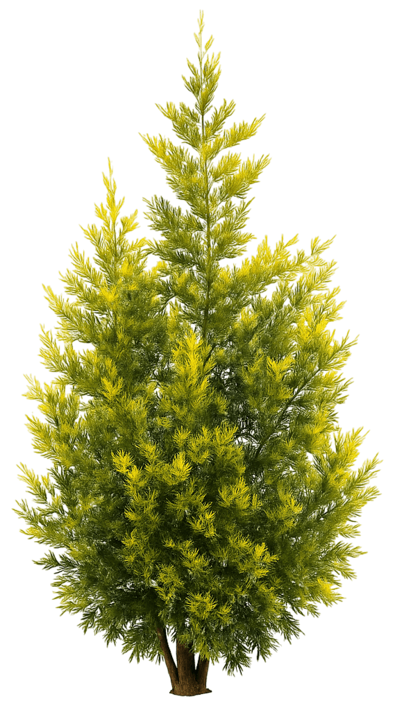 Incense Cedar 'Maupin Glow' (Calocedrus Decurrens 'Maupin Glow') - Evergreen Trees