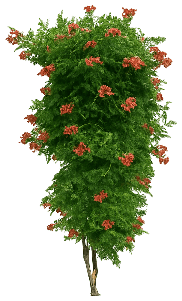 Trumpet Vine 'Madame Galen' (Campsis Radicans 'Madame Galen') - Perennials