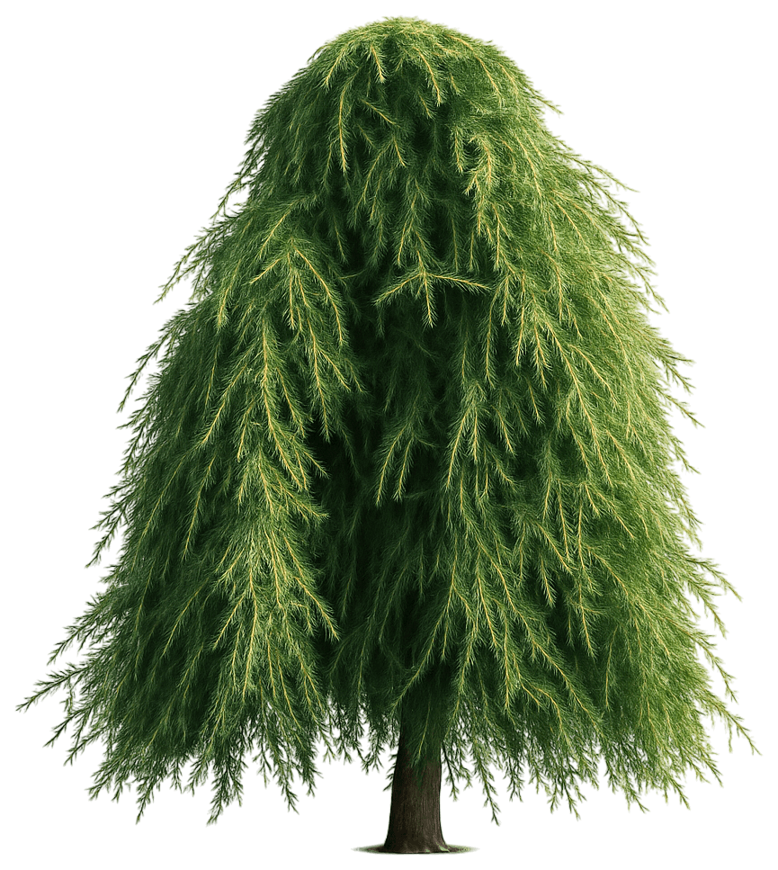 Weeping Deodor Himalayan Cedar 'Emerald Falls' (Cedrus Deodara Pendula 'Emerald Falls') - Evergreen Trees