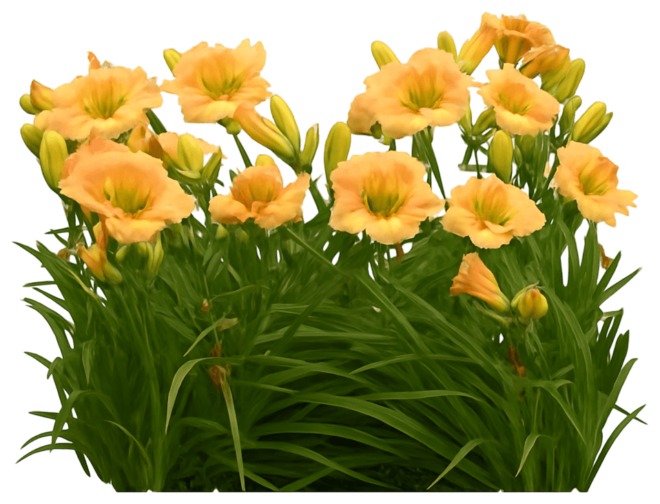 Orange Daylily Rebloomer 'Orange Smoothie' (Hemerocallis Rainbow Rhythm® Pp28643 'Orange Smoothie') - Perennials