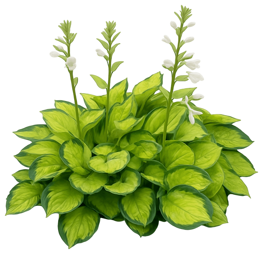 Hosta Plantain Lily 'Rainforest Sunrise' (Hosta 'Rainforest Sunrise') - Perennials