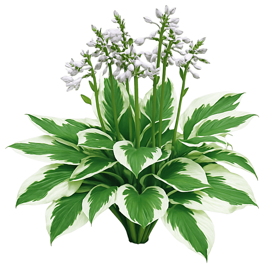 Hosta Plantain Lily 'Patriot' (Hosta Fortunei 'Patriot') - Perennials