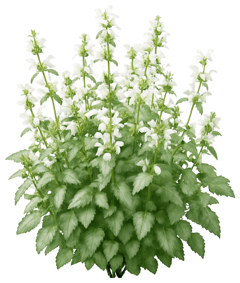 Dead Nettle (Lamium Maculatum 'White Nancy') - Perennials