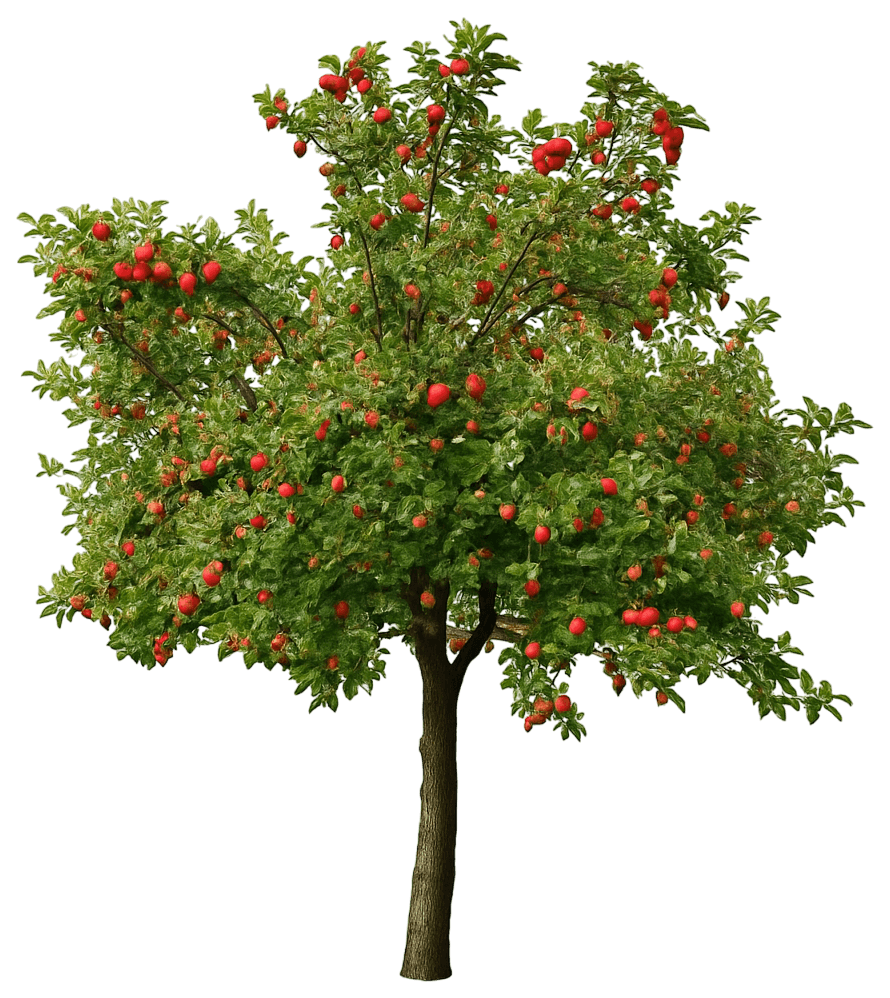 Apple Fruit Tree 'Red Delicious' (Malus Domestica 'Red Delicious') - Fruit Trees