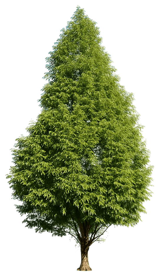 Columnar Dawn Redwood 'Waasland' (Metasequoia Glyptostroboides 'Waasland') - Shade Trees