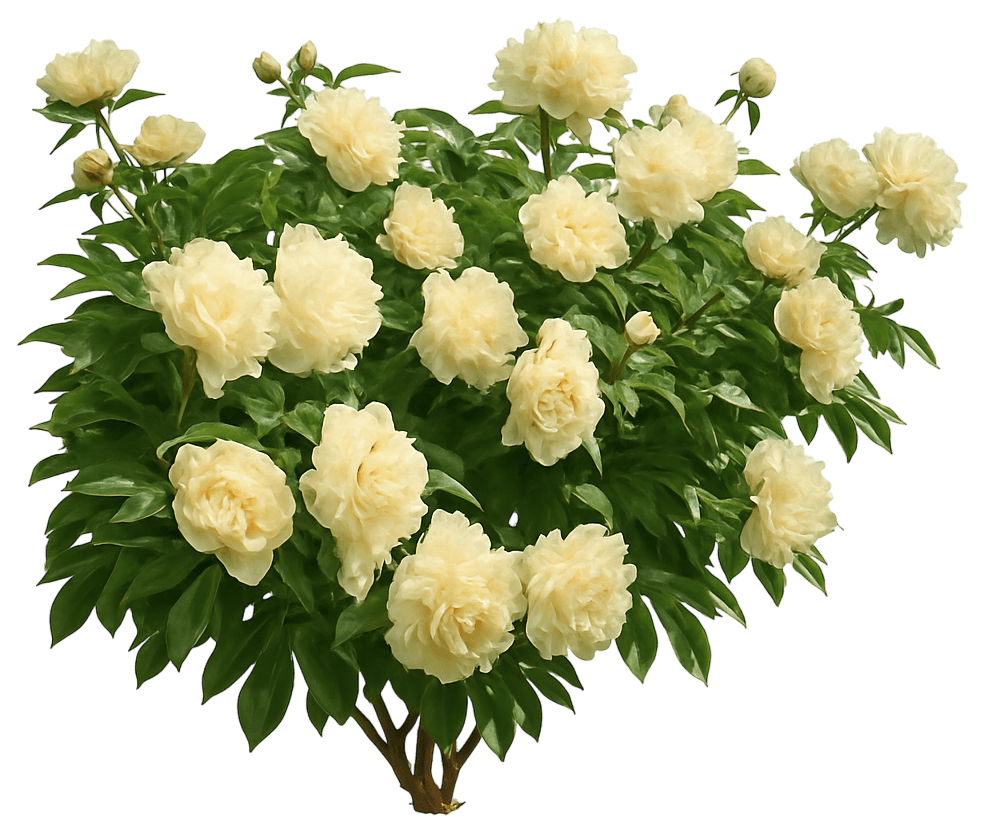 Light Yellow Peony 'Sunny Girl' (Paeonia 'Sunny Girl') - Perennials