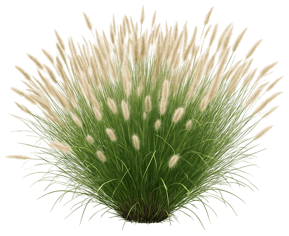 Dwarf Fountain Grass 'Cayenne™' (Pennisetum Alopecuroides Pp31097 'Cayenne™') - Grasses