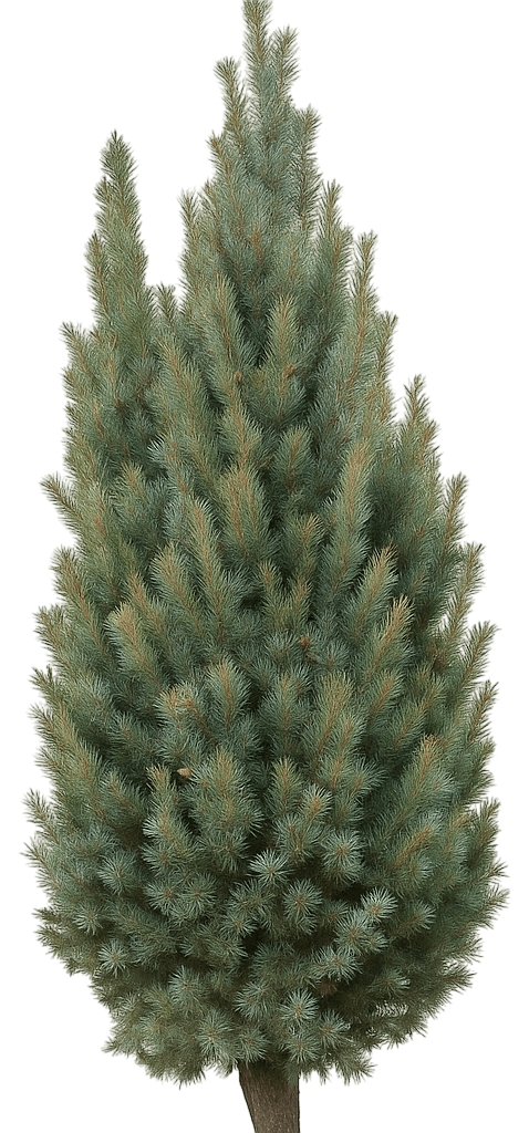 Columnar Blue Spruce 'Fastigiata' (Picea Pungens Glauca 'Fastigiata') - Evergreen Trees