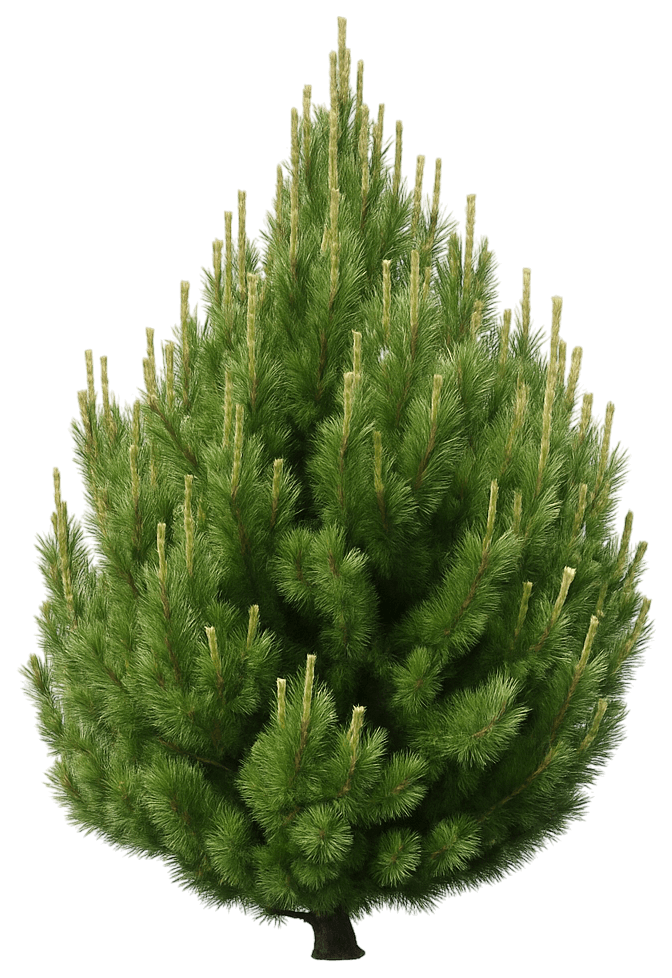 Mugo Pine 'Tannenbaum' (Pinus Mugo 'Tannenbaum') - Evergreen Trees