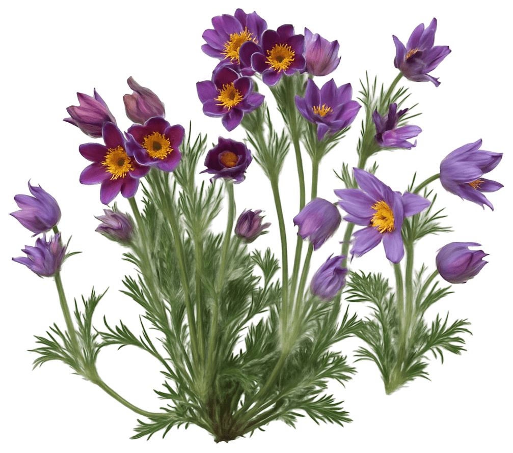 Pasque Flower (Pulsatilla Vulgaris) - Perennials