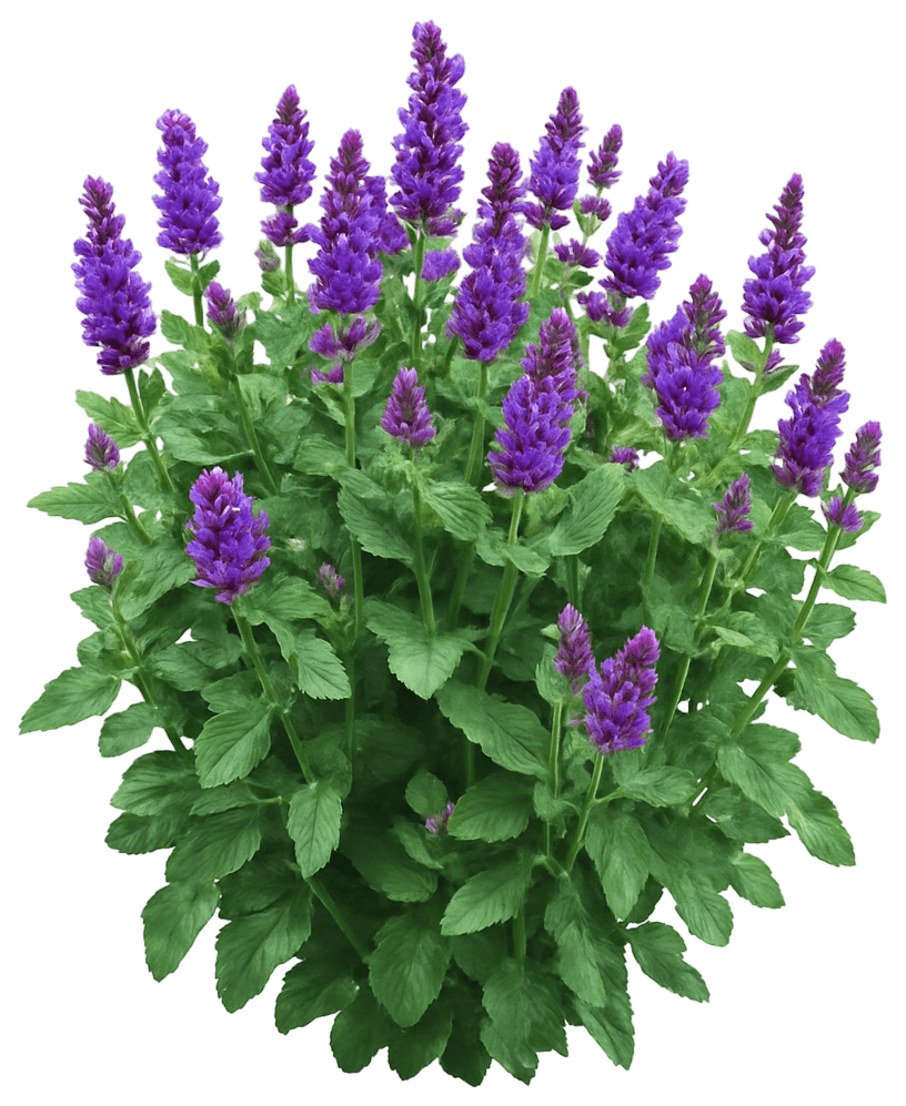 Meadow Or Woodland Sage 'Blue Marvel' (Salvia Nemorosa Usppp 'Blue Marvel') - Perennials