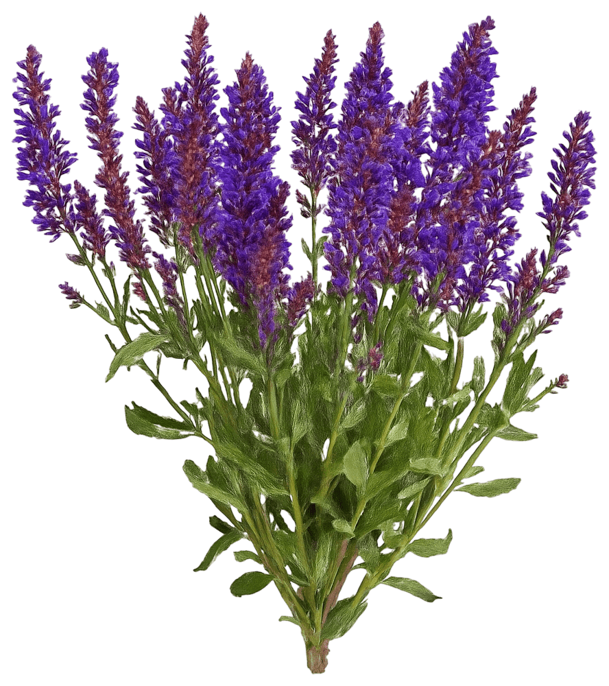 Meadow Or Woodland Sage 'Dark Matter' (Salvia Nemorosa 'Dark Matter') - Perennials