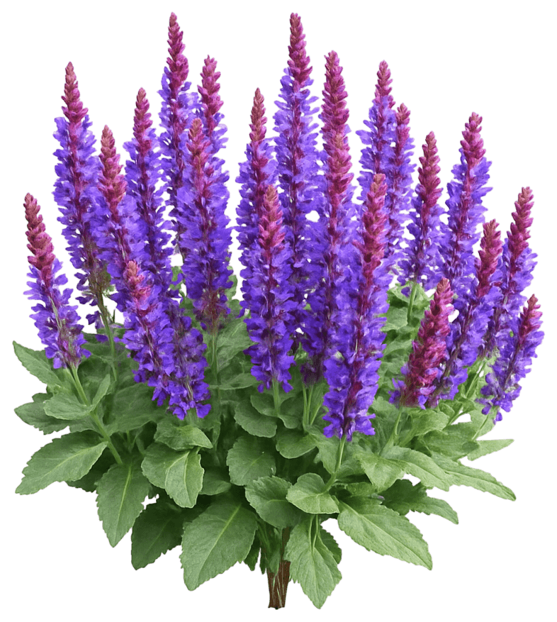 Meadow Or Woodland Sage 'Marcus' (Salvia Nemorosa 'Marcus') - Perennials