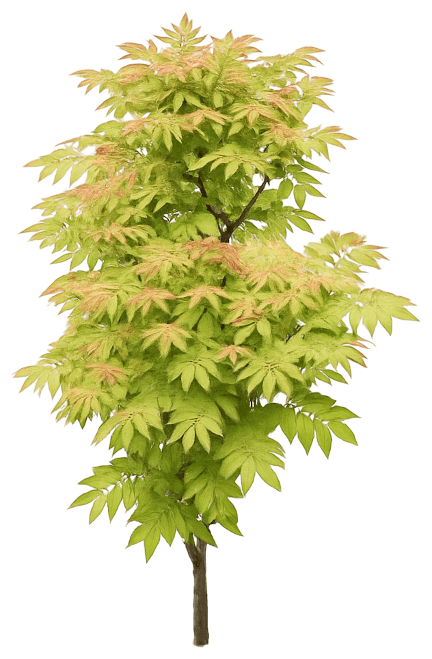 Ash Leaf Or False Spirea (Sorbaria Sorbifolia) - Ground Layers