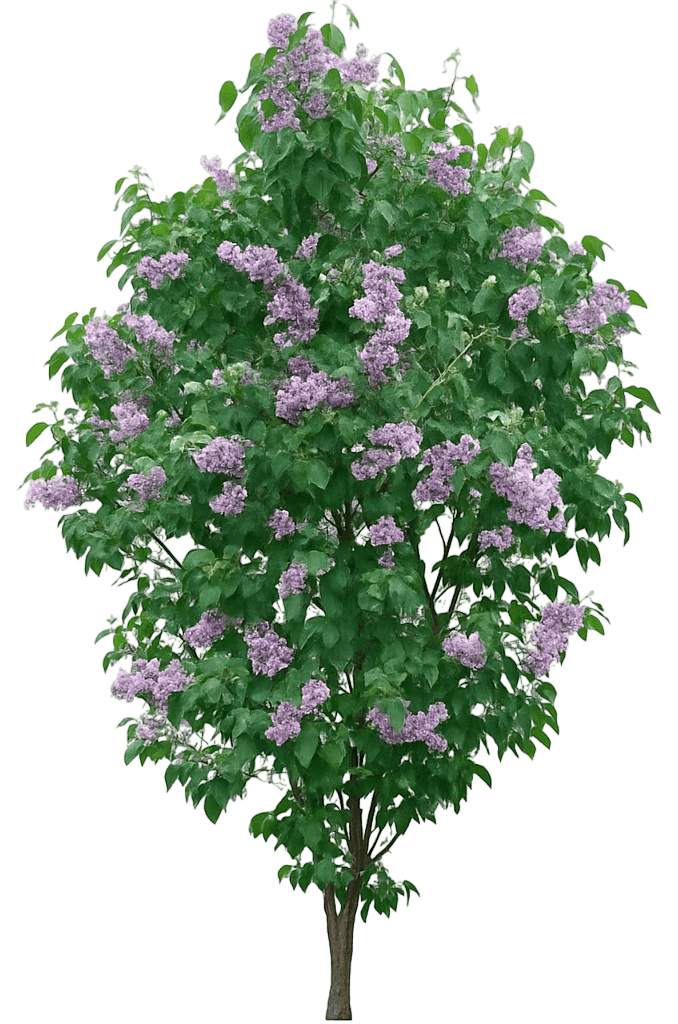 Mid Blooming Blue Purple Lilac 'President Lincoln' (Syringa Vulgaris 'President Lincoln') - Ground Layers